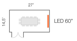 Conferenc room A diagram